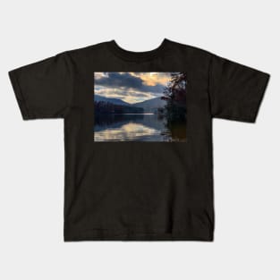 Mountains on Chatuge Lake Kids T-Shirt